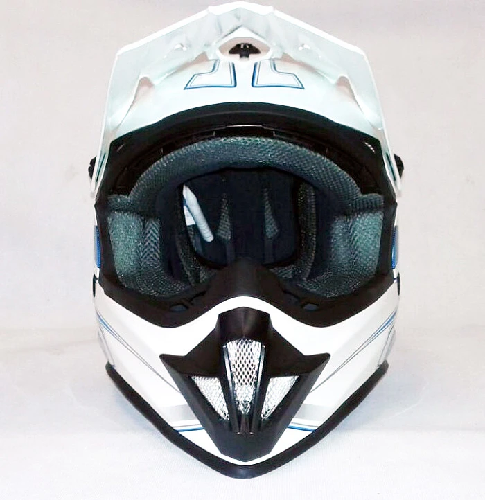 Ataki SC-15 Rift шлем кроссовый детский, бело-синий