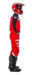 Fly Racing F-16 2020 комплект подростковый, красно-бело-черный