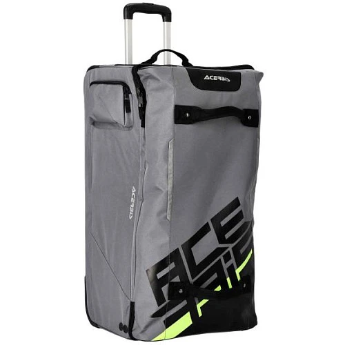 Acerbis Voyager Black/Yellow, сумка на колесах 105 L