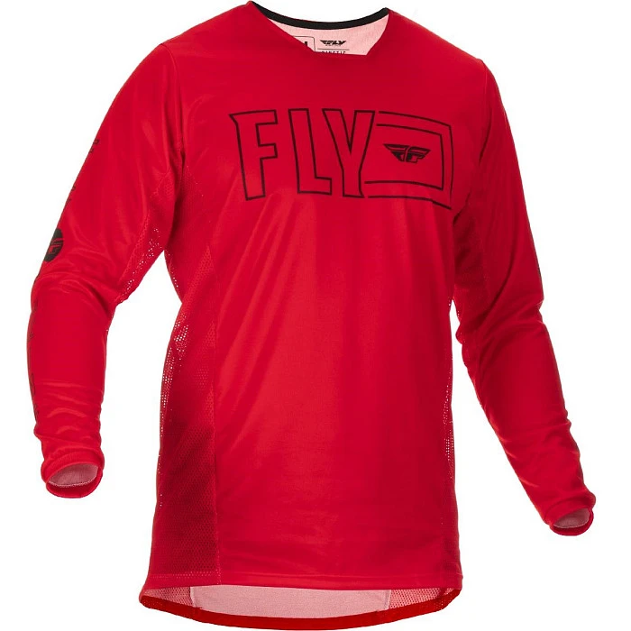 Fly Racing Kinetic Fuel джерси, красно-черный