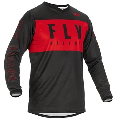 Fly Racing F-16 2022 джерси подростковая, красно-черный