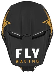 Fly Racing Kinetic Rockstar Black/Gold шлем кроссовый