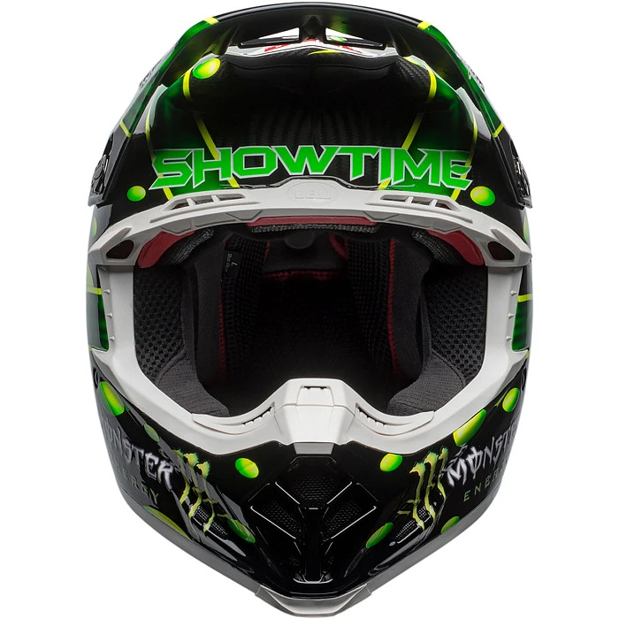 Bell Moto-9 Flex MC Monster шлем кроссовый, зелено-черный