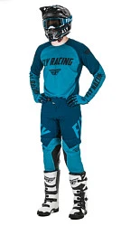Fly Racing Evolution DST 2021 комплект, сине-черно-голубой