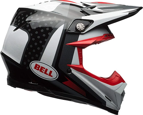 Bell Moto-9 Flex Vice шлем кроссовый, черно-белый
