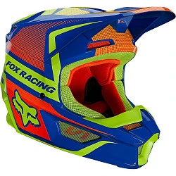 Fox Racing V1 Oktiv Blue шлем кроссовый