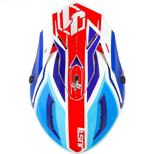 Just1 J38 Blade шлем кроссовый, сине-красно-белый