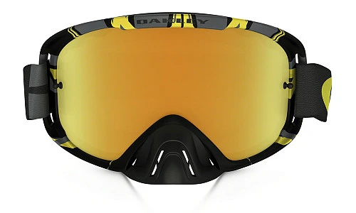 Oakley O-Frame 2.0 Intimidator мотоочки, серо-желтый, желтая линза
