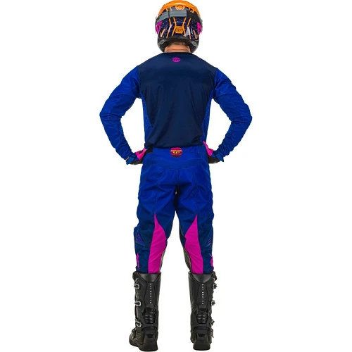 Fly Racing Kinetic K220 2020 джерси, сине-оранжевый