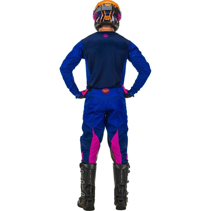 Fly Racing Kinetic K220 2020 комплект, сине-оранжевый