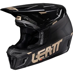 Leatt Kit Moto 9.5 Carbon V25 Black шлем кроссовый + Velocity 6.5 мотоочки