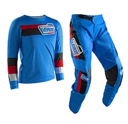 Leatt 3.5 Ride Kit Junior 2025 PitBoard Royal комплект подростковый, мотоштаны + джерси