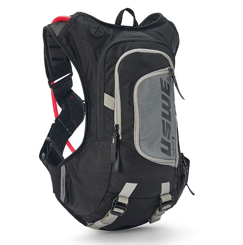 USWE Raw 8L Hydration Pack (3L) Race Fit Carbon Black рюкзак-гидропак