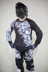 Blind Pigeon Chicano джерси, черно-серый