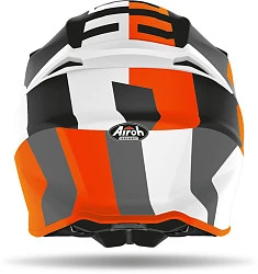 Airoh Twist 2.0 Frame Orange Matt шлем внедорожный, оранжево-черно-белый