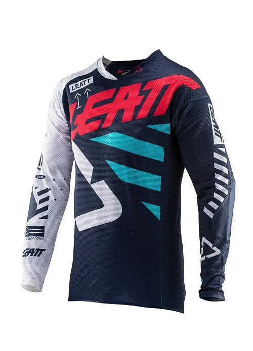 Leatt GPX 5.5 UltraWeld 2019 джерси, черно-голубой