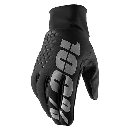 100% Hydromatic Brisker 2025 Black мотоперчатки, черный