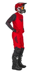 Fly Racing F-16 2021 комплект подростковый, красно-черный