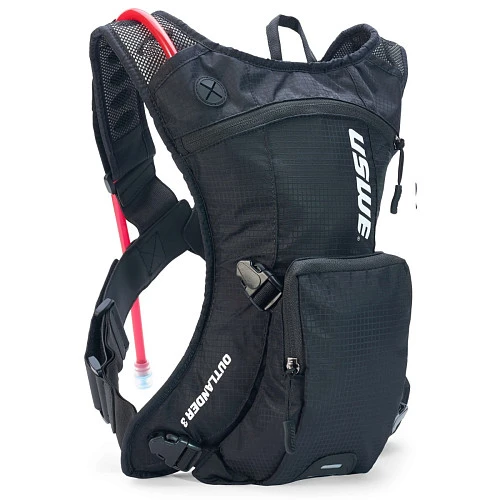 USWE Outlander 3L Hydration Pack (1.5L) Carbon Black рюкзак-гидропак, черный