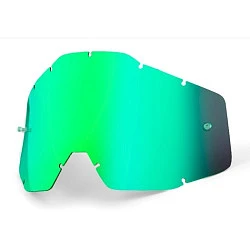 100% Accuri/Strata JR Anti-Fog Green Mirror линза подростковая