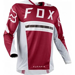 Fox Racing Flexair Preest джерси, темно-красно-белый