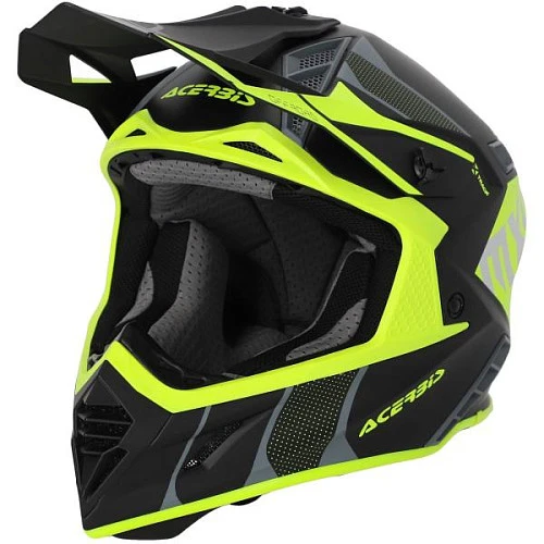 Acerbis X-Track 22-06 Black/Fluo-Yellow шлем внедорожный