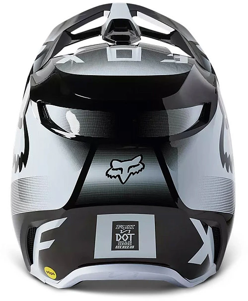 Fox Racing V1 Leed Black/White шлем кроссовый