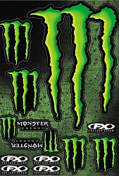 Factory Effex Monster Energy #2 набор наклеек (размер A2)