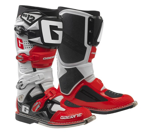Gaerne SG12 SE Red Pepper мотоботы, красно-бело-черный
