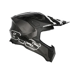 Acerbis Airstrike-C Black/White шлем внедорожный, черно-белый
