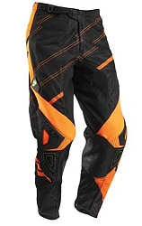 Thor Phase Vented мотоштаны, черно-оранжевый