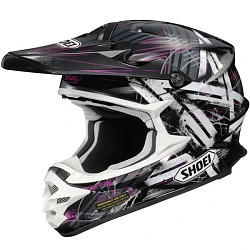Shoei VFX-W Crosshair TC-10 шлем кроссовый, фиолетовый