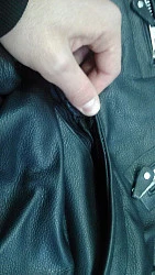 First M773 BFL Косуха мужская жесткая кожа 1,5мм, с отстегивающимися рукавами, XS-3XL