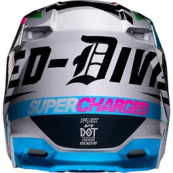 Fox Racing V1 Czar 2019 шлем кроссовый, серый