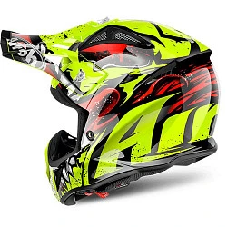 Airoh Aviator 2.2 Grim Yellow шлем внедорожный, желто-черный