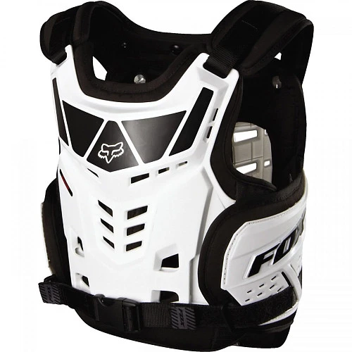 Fox Raptor Proframe LC Youth панцирь без плеч подростковый, белый