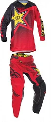 Fly Racing Kinetic Rockstar 2017 комплект, красно-черный