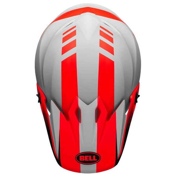 Bell MX-9 Mips Dash Matte Gray /Infrared /Black шлем кроссовый