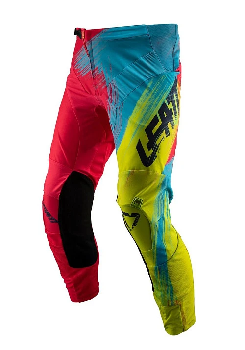 Leatt GPX 4.5 2019 мотоштаны, красно-желтый