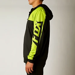 Fox Race Zip Fleece толстовка, черно-зеленый