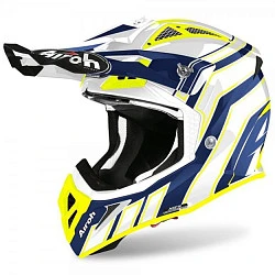 Airoh Aviator Ace Art Blue шлем внедорожный
