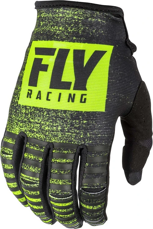 Fly Racing Kinetic Noiz мотоперчатки, желто-черный