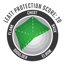 Leatt Chest Protector 6.5 PRO панцирь, черно-белый