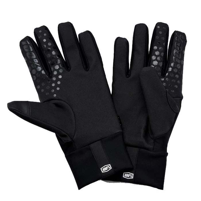 100% Hydromatic Brisker 2025 Black мотоперчатки, черный