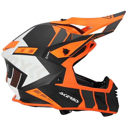 Acerbis X-Track 22-06 Orange-Fluo/Black шлем внедорожный, оранжево-черный