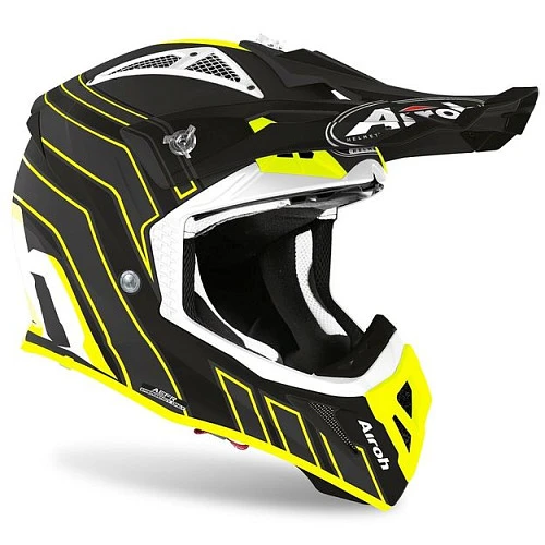 Airoh Aviator Ace Art Black Matt шлем внедорожный, черный матовый