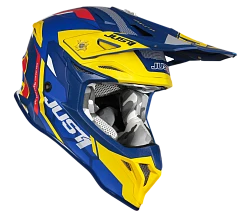 Just1 J39 Reactor Yellow-Blue шлем кроссовый