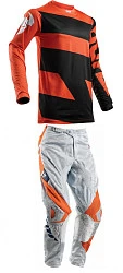 Thor Phase Vented / Pulse Level комплект подростковый, черно-серо-оранжевый