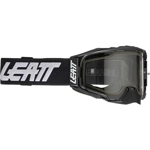 Leatt Velocity 6.5 Enduro Graphene / Clear 83% мотоочки, двойная линза