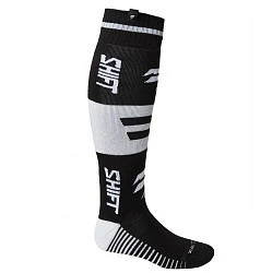 Shift Black Label King Sock Black/White мотоноски